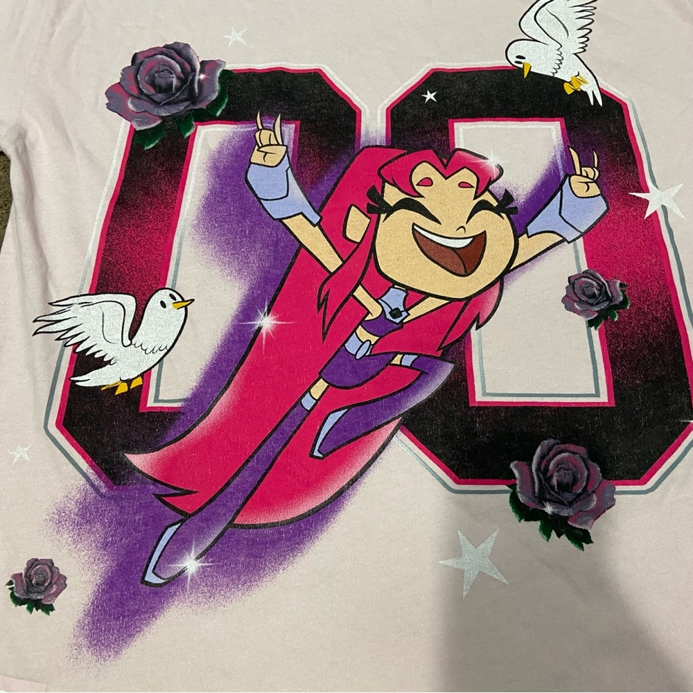 Civil Regime Teen Titans Go! Starfire T-Shirt Oversized Tee Sz Medium - Picture 2 of 4